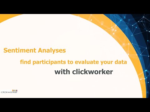 Sentiment Analysis - Service by clickworker